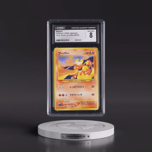 2000 Gold, Silver, to a New World #126 Magmar (CGC 8 NM-MT)