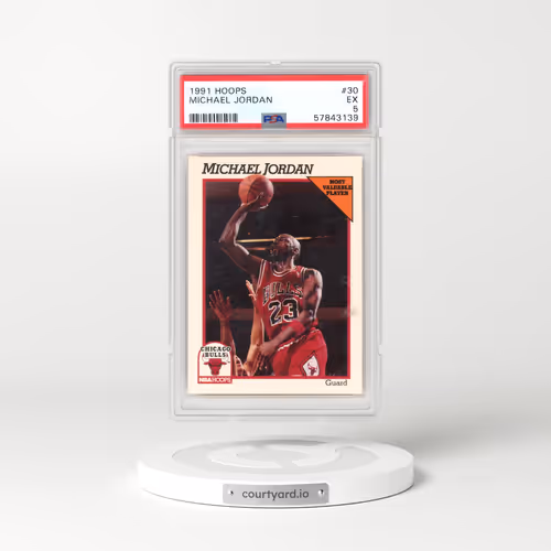 1991 Hoops #30 Michael Jordan (PSA 5 EX)