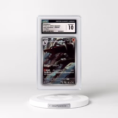 2024 Night Wanderer #066/064 Houndoom - Art Rare (CGC 10 GEM MINT)