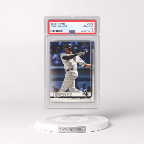 2019 Topps #670 Eloy Jimenez (PSA 10 GEM MINT)