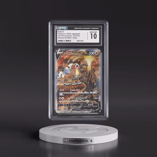 2022 VSTAR Universe #213/172 Entei V - Special Art Rare Holo (CGC 10 GEM MINT)