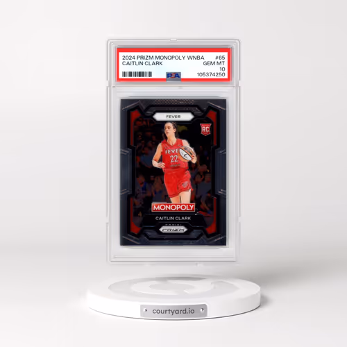 2024 Panini Prizm Monopoly WNBA #65 Caitlin Clark (PSA 10 GEM MINT)