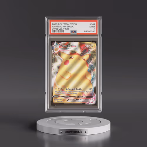 2020 Pokémon Sword & Shield Vivid Voltage #044 Pikachu Vmax - Full Art (PSA 9 MINT)