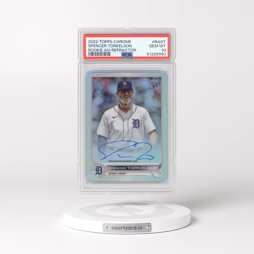 2022 Topps Chrome Rookie Autographs #RAST Spencer Torkelson - Refractor (PSA 10 GEM MINT)