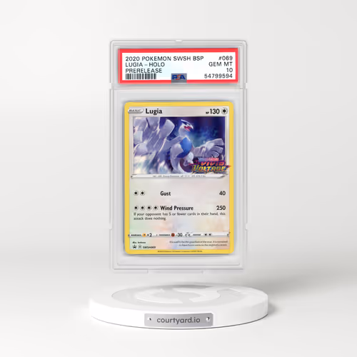 2020 Pokémon Swsh Black Star Promo #069 Lugia - Holo Prerelease (PSA 10 GEM MINT)