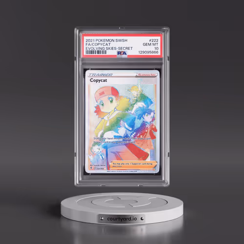 2021 Pokémon Sword & Shield Evolving Skies #222 Copycat - Full Art Secret (PSA 10 GEM MINT)