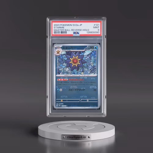 2023 Pokémon Sv2a-Pokemon 151 #121 Starmie - Reverse Holo Master Ball (PSA 9 MINT)