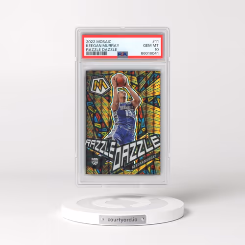 2022 Panini Mosaic Razzle Dazzle #11 Keegan Murray (PSA 10 GEM MINT)