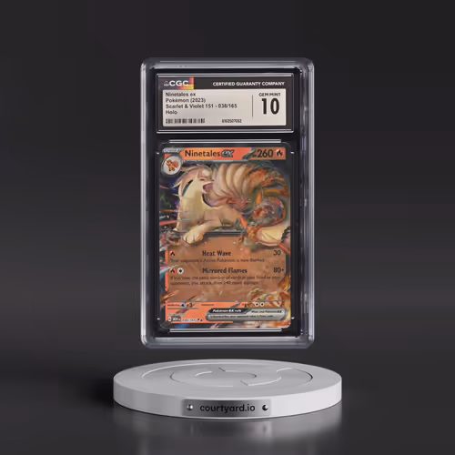 2023 Scarlet & Violet 151 - MEW EN #038/165 Ninetales ex (CGC 10 GEM MINT)