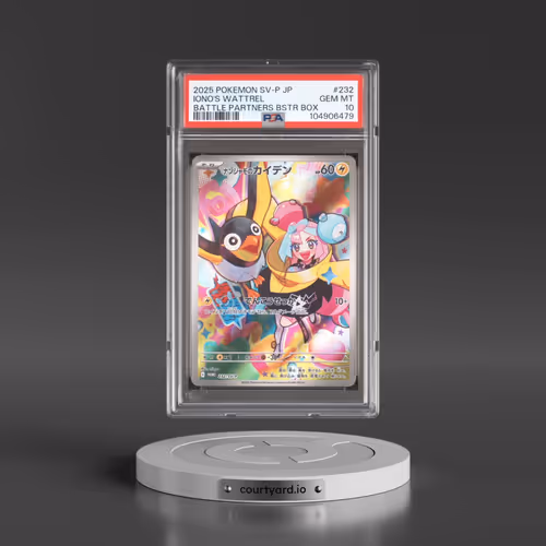 2025 Pokémon SV-P Promo #232 Iono's Wattrel - Battle Partners Booster Box (PSA 10 GEM MINT)
