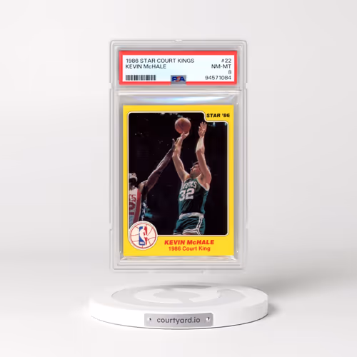 1986 Star Court Kings #22 Kevin McHale (PSA 8 NM-MT)