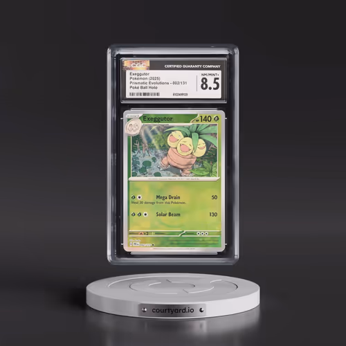 2025 Pokémon Pre EN-Prismatic Evolutions #002 Exeggutor - Reverse Holo Poke Ball (CGC 8.5 NM-MT+)