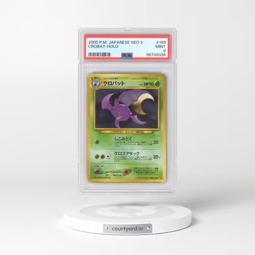 2000 Pokémon Neo 3 #169 Crobat - Holo (PSA 9 MINT)