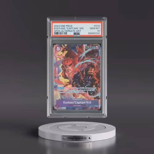 2023 One Piece OP05-Awakening of the New Era #074 Eustass "Captain" Kid - Alternate Art (PSA 10 GEM