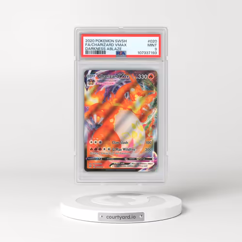 2020 Pokémon Sword & Shield Darkness Ablaze #020 Charizard Vmax - Full Art (PSA 9 MINT)