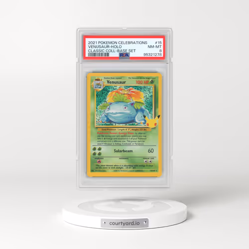2021 Pokémon Celebrations Classic Collection #15 Venusaur - Holo (PSA 8 NM-MT)