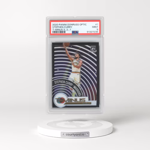 2020 Panini Donruss Optic T-Minus 3...2...1 #1 Stephen Curry (PSA 9 MINT)
