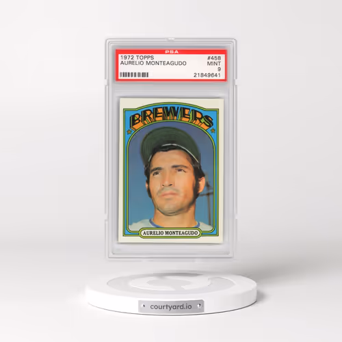 1972 Topps #458 Aurelio Monteagudo (PSA 9 MINT)