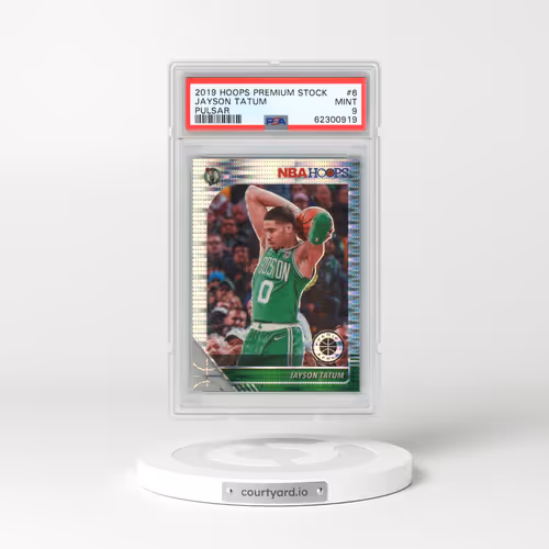 2019 Panini Hoops Premium Stock #6 Jayson Tatum - Pulsar (PSA 9 MINT)