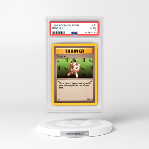1999 Pokémon Fossil #61 Recycle (PSA 9 MINT)