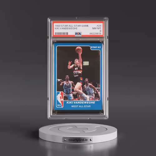 1983 Star All-Star Game #23 Kiki Vandeweghe (PSA 8 NM-MT)