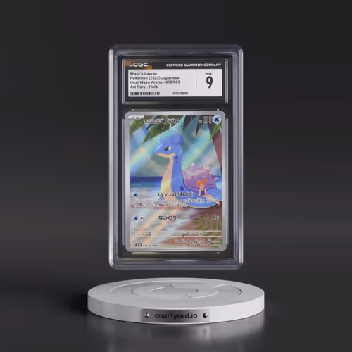 2025 Pokémon Sv9a-Heat Wave Arena #072 Misty's Lapras - Art Rare (CGC 9 MINT)