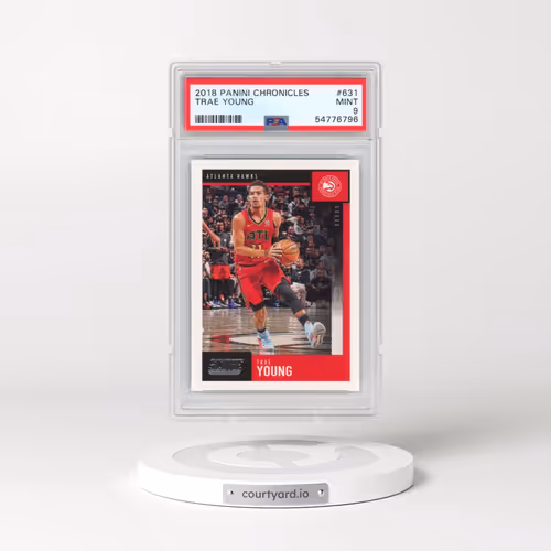 2018 Panini Chronicles #631 Trae Young (PSA 9 MINT)