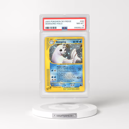 2003 Pokémon Skyridge #H6 Dewgong - Holo (PSA 8 NM-MT)