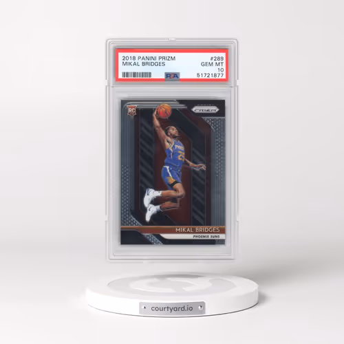 2018 Panini Prizm #289 Mikal Bridges (PSA 10 GEM MINT)