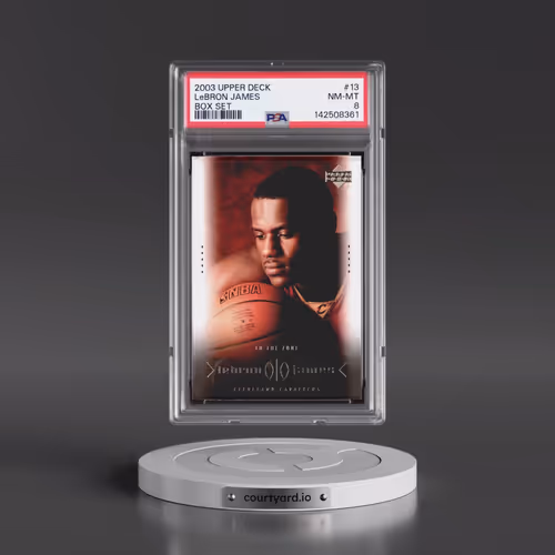 2003 Upper Deck Lebron James Box Set #13 LeBron James (PSA 8 NM-MT)