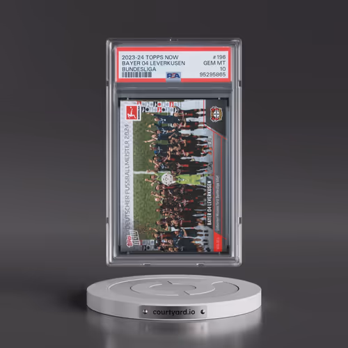 2023 Topps Now Bundesliga #196 Bayer 04 Leverkusen (PSA 10 GEM MINT)