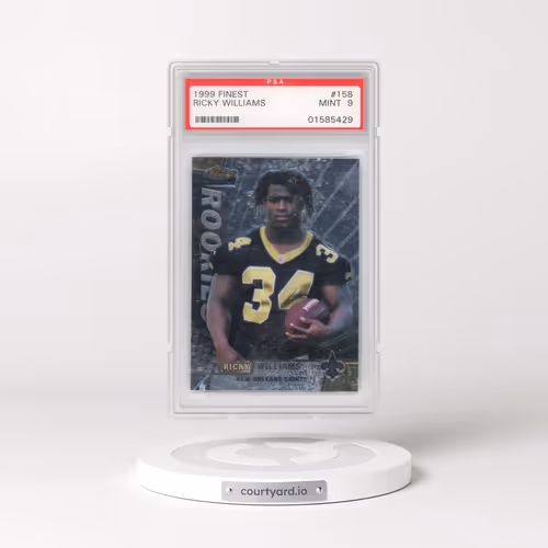 1999 Finest #158 Ricky Williams (PSA 9 MINT)