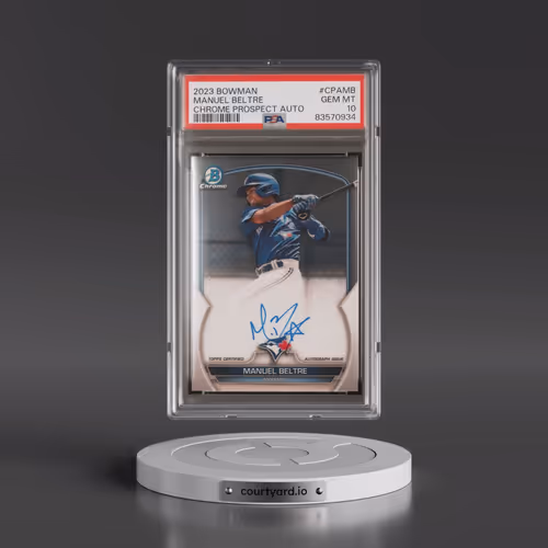 2023 Bowman Chrome Prospect Autographs #CPAMB Manuel Beltre (PSA 10 GEM MINT)