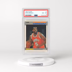 1987 Fleer #5 John Bagley (PSA 8 NM-MT)