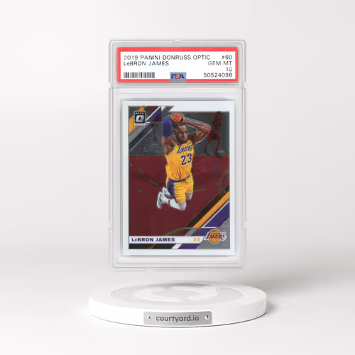 2019 Panini Donruss Optic #60 LeBron James (PSA 10 GEM MINT)