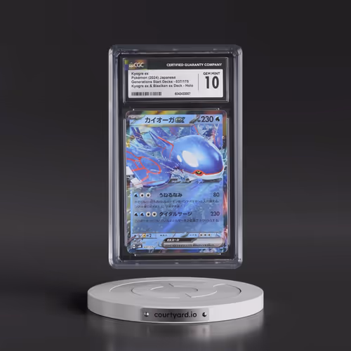 2024 Generations Start Decks- svM #037/175 Kyogre ex - Kyogre ex & Blaziken ex Deck Holo (CGC 10