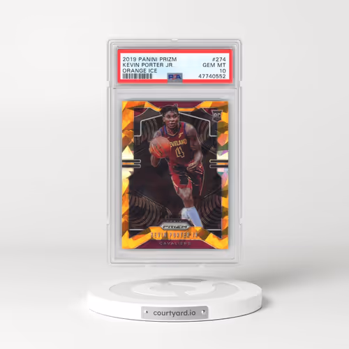 2019 Panini Prizm #274 Kevin Porter Jr. - Orange Ice (PSA 10 GEM MINT)