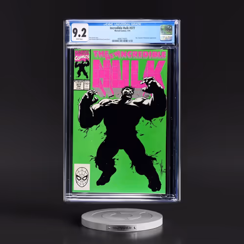 Incredible Hulk #377 CGC 9.2 White Pages (Marvel Comics, 1/91) - Universal