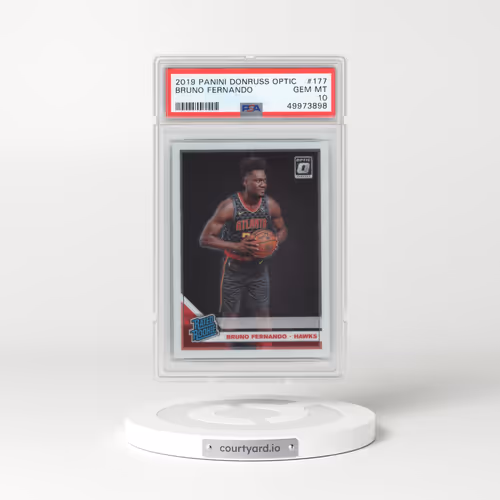2019 Panini Donruss Optic #177 Bruno Fernando (PSA 10 GEM MINT)