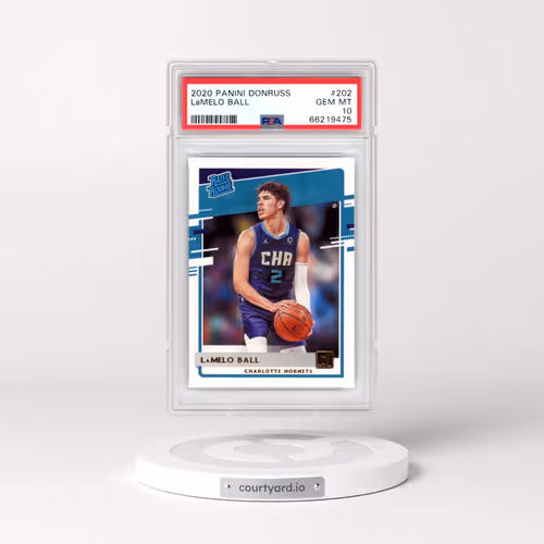 2020 Panini Donruss #202 LaMelo Ball (PSA 10 GEM MINT)