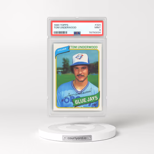 1980 Topps #324 Tom Underwood (PSA 9 MINT)