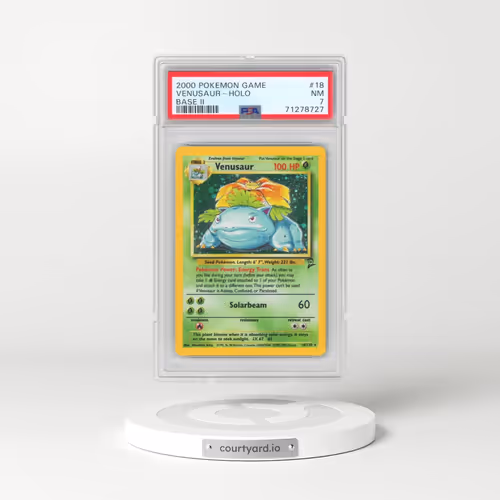 2000 Pokémon Game Base II #18 Venusaur - Holo (PSA 7 NM)