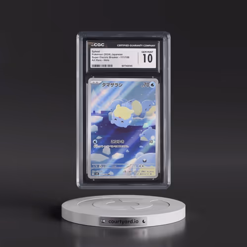 2024 Pokémon SV8-Super Electric Breaker #111 Spheal - Art Rare (CGC 10 GEM MINT)