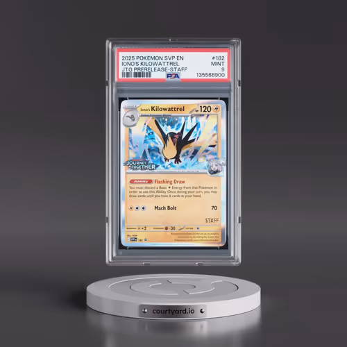 2025 Pokémon Svp EN-SV Black Star Promo #182 Iono's Kilowattrel - Journey Together Prerelease-Staff