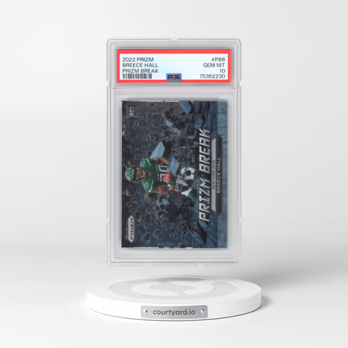 2022 Panini Prizm Prizm Break #PB6 Breece Hall (PSA 10 GEM MINT)