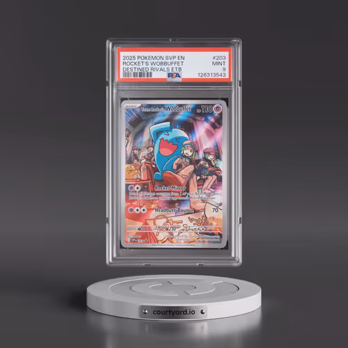 2025 Pokémon Svp EN-SV Black Star Promo #203 Team Rocket's Wobbuffet - Destined Rivals Elite Trainer