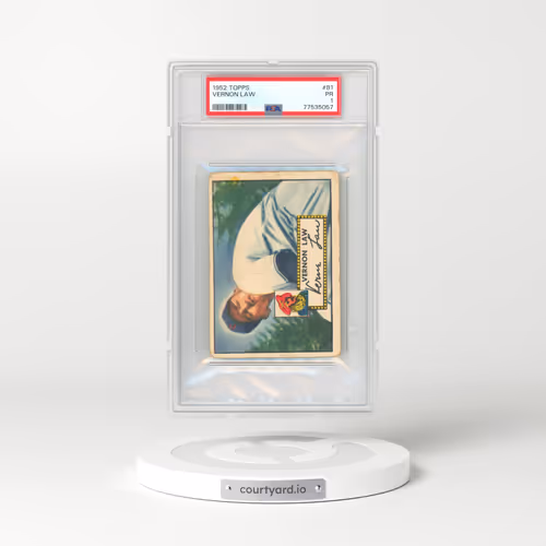 1952 Topps #81 Vernon Law (PSA 1 PR)