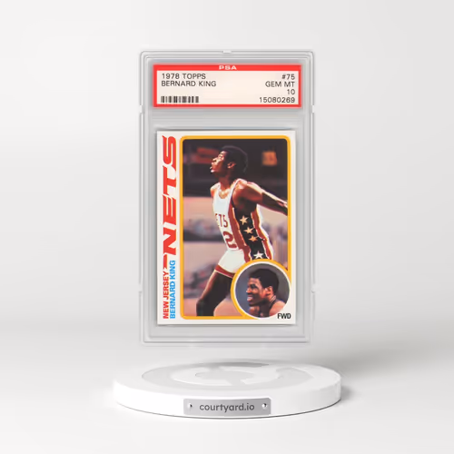 1978 Topps #75 Bernard King (PSA 10 GEM MINT)