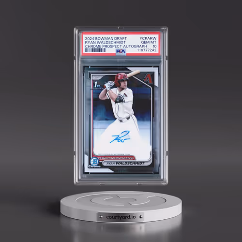 2024 Bowman Draft Chrome Prospect Autographs #CPARW Ryan Waldschmidt (PSA 10 GEM MINT)