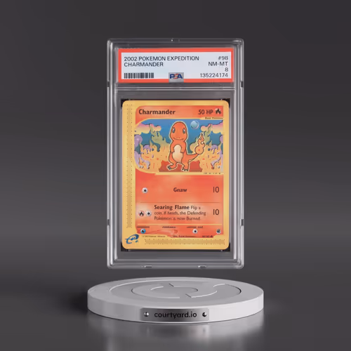 2002 Pokémon Expedition #98 Charmander (PSA 8 NM-MT)